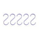 Fialové závesné kovové háčiky v súprave 5 ks Hang-it – Mette Ditmer Denmark