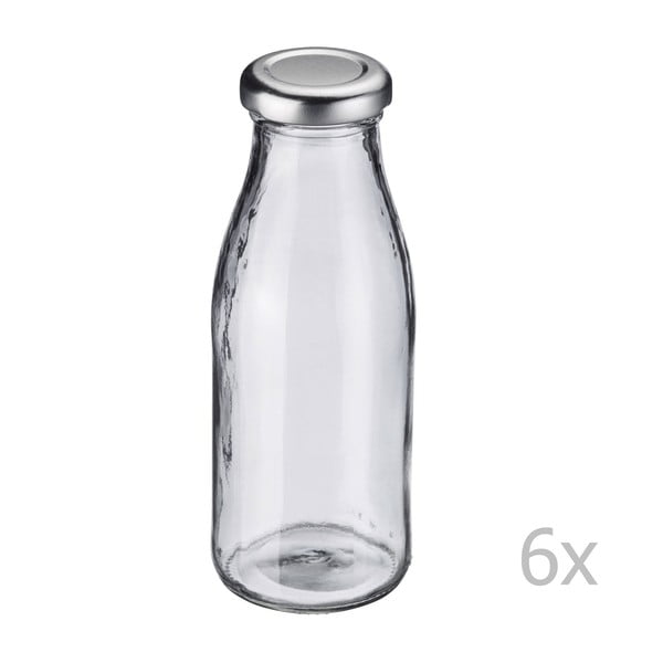 Sada 6 sklenených fliaš Westmark, 250 ml