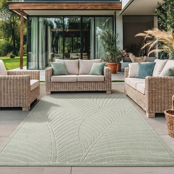 Zelený vnútorný a vonkajší koberec 240x340 cm Nova 1203 – Ayyildiz Carpets-image-1