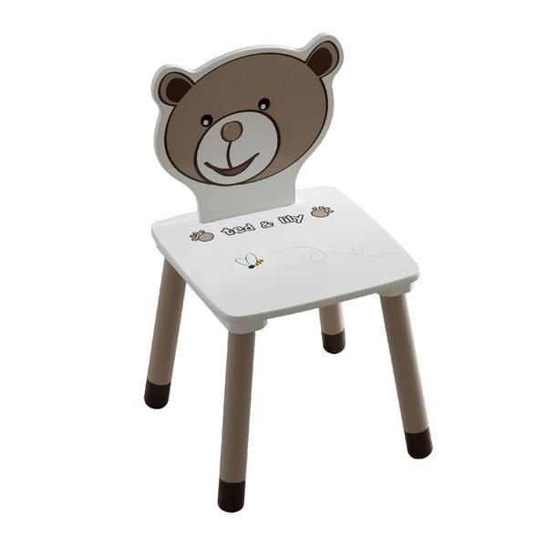 Detská biela stolička 13Casa Teddy
