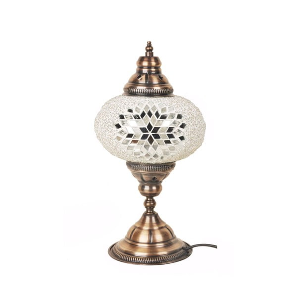 Sklenená ručne vyrobená lampa Diana, ⌀ 17 cm