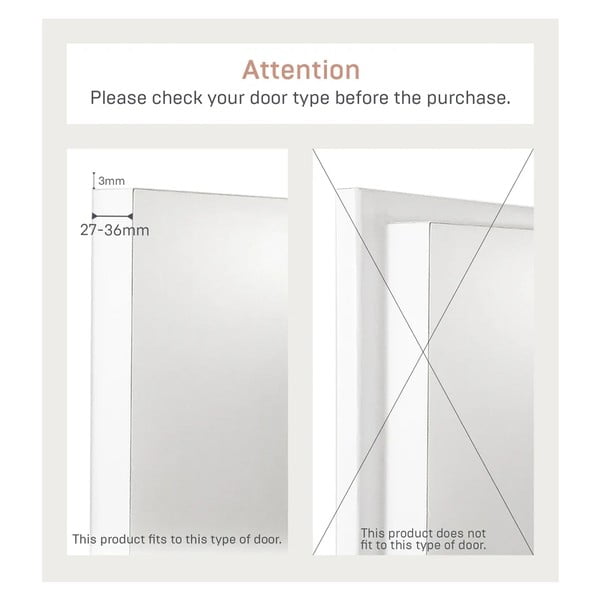 Biely kovový vešiak na dvere 1,5 cm Tower – YAMAZAKI-image-4