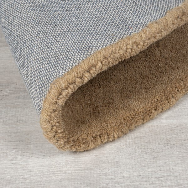 Sivobéžový ručne tkaný vlnený koberec 160x230 cm Mia Ellipse – Flair Rugs-image-3