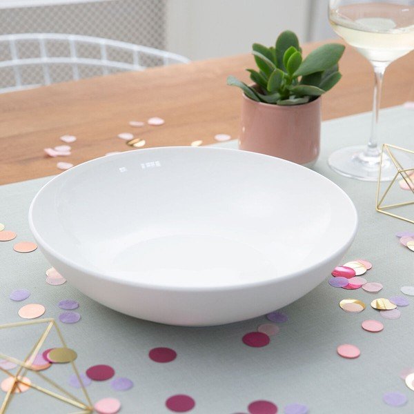 Servírovacia biela porcelánová miska Villeroy & Boch Uni, ⌀ 26 cm-image-1