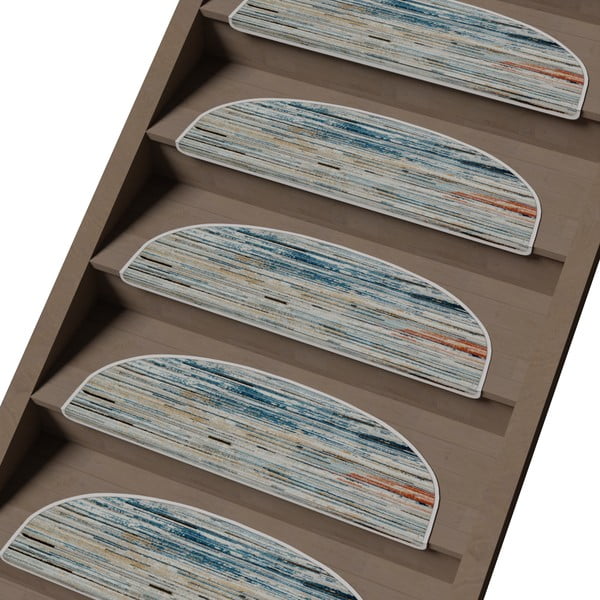 Nášľapy na schody v súprave 16 ks 20x65 cm Plain Sky – Vitaus-image-1