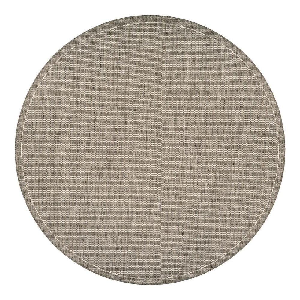 Béžový vonkajší koberec Floorita Tatami, ø 200 cm