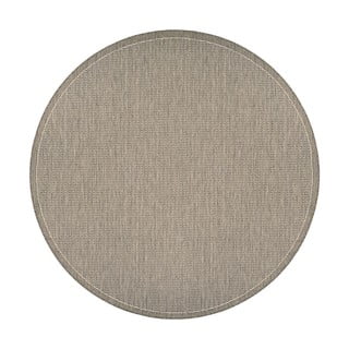 Béžový vonkajší koberec Floorita Tatami, ø 200 cm