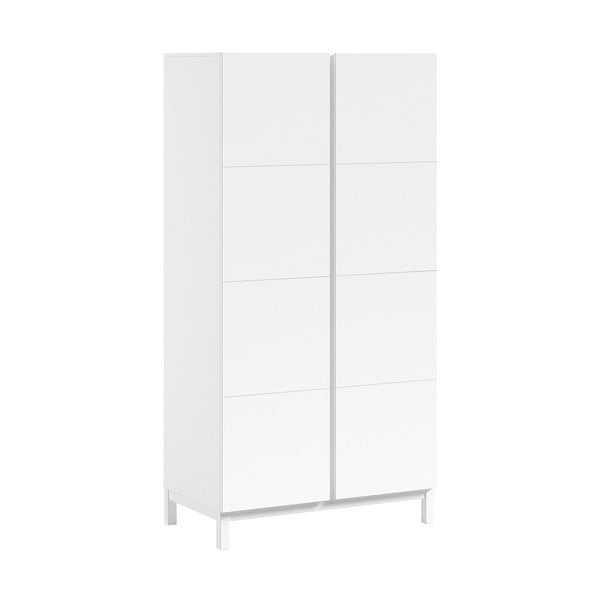 Biela detská šatníková skriňa 99x196x58 cm Eva – Vipack