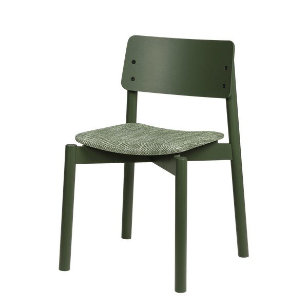 Zelená stohovateľná jedálenská stolička Wem – noo.ma