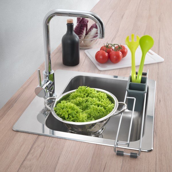 Oceľový odkvapkávač v striebornej farbe – Metaltex-image-1