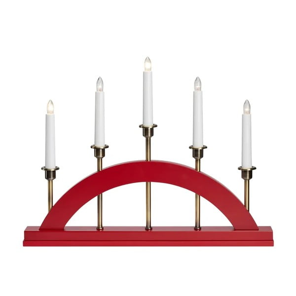 Červená vianočná svetelná dekorácia Bridge – Markslöjd-image-4