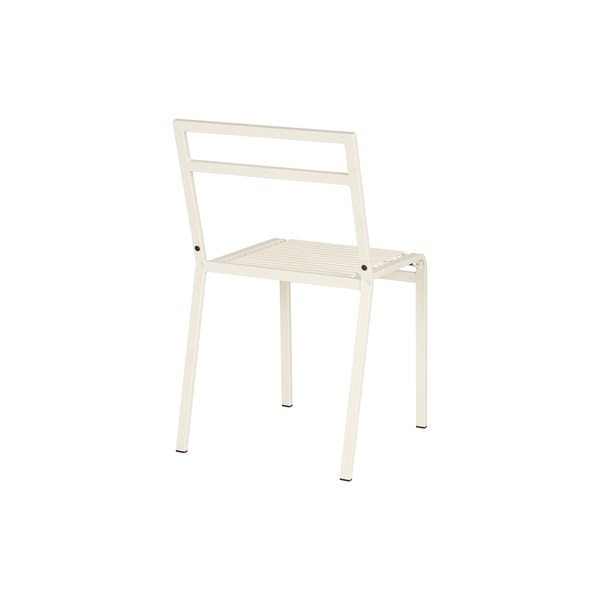 Béžová kovová záhradná stolička Oto – noo.ma-image-3