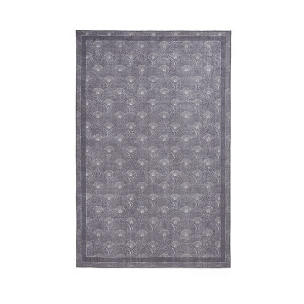 Sivý prateľný koberec 152x230 cm Deco Peacock – Catherine Lansfield