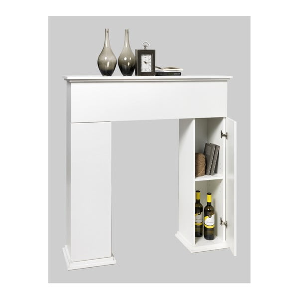 Biela dekoratívna kozubová rímsa Brighton-image-2