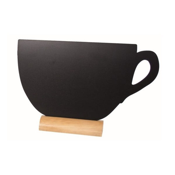 Set popisovacej tabule na stojane a kriedovej fixky Securit® Silhouette Cup, 22 × 33 cm