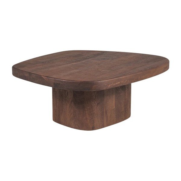 Konferenčný stolík z mangového dreva v prírodnej farbe 83x99 cm Nodu – WOOOD