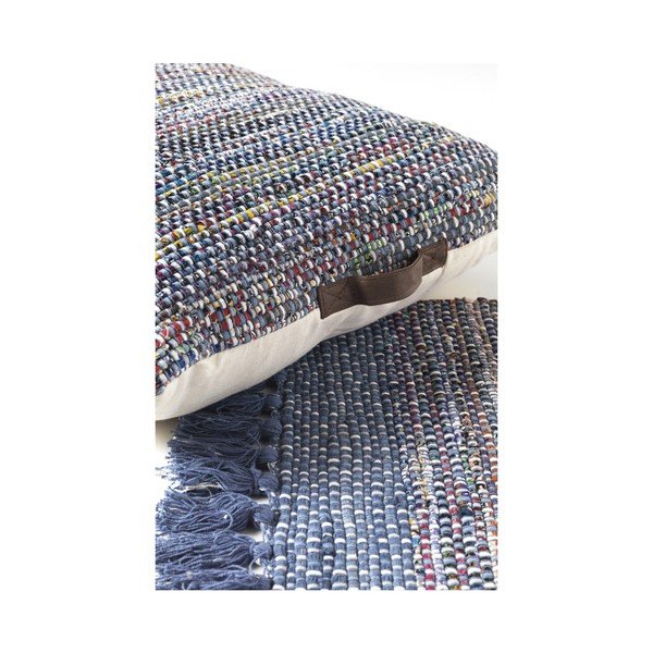 Modrý vzorovaný koberec Geese Blues, 120 × 60 cm-image-2