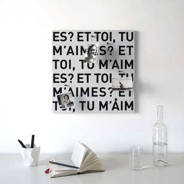 Magneticka tabuľa dESIGNoBJECT.it E Toi, 50 x 50 cm-image-4