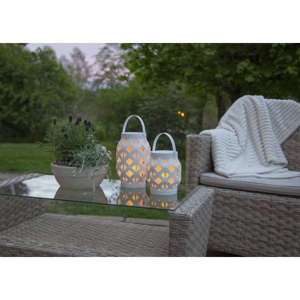 Biely lampáš Star Trading Flame Lantern, výška 16 cm-image-4