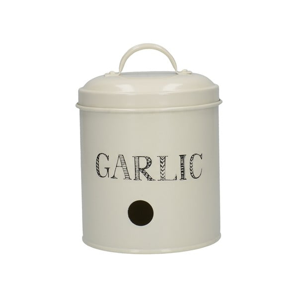 Plechová dóza na cesnak Creative Tops Stir It Up Garlic, ⌀ 11 cm