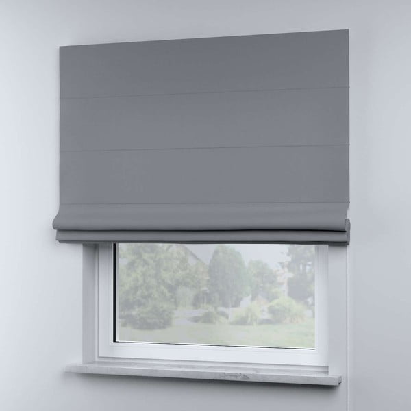 Sivá rímska roleta 170x130 cm Cotton Story - Yellow Tipi-image-1