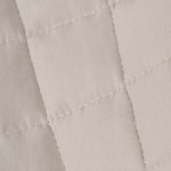 Béžový prešívaný pléd 240x260 cm – Ixia-image-3