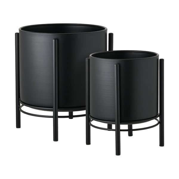 Kovové obaly na kvetináče v súprave 2 ks Svarta – House Nordic