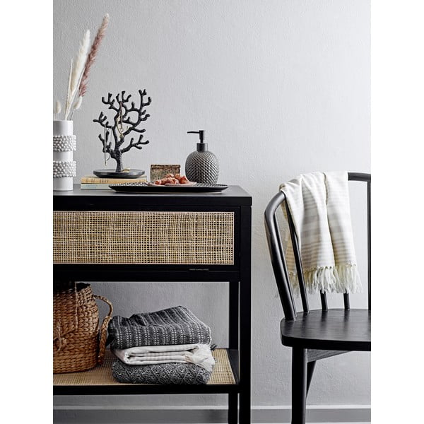 Sivá kameninová súprava doplnkov do kúpeľne Hrin – Bloomingville-image-2