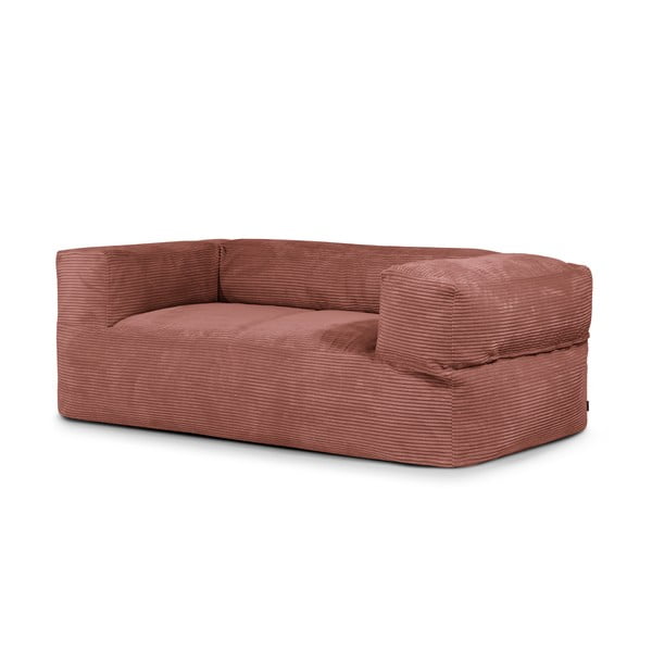 Menčestrový sedací vak v tehlovej farbe Sofa MooG – SLOWDOWN