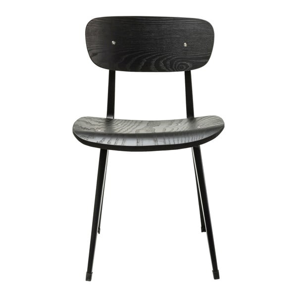 Čierna stolička z jaseňového dreva Kare Design Oslo