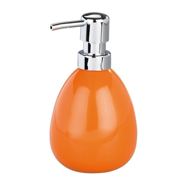 Oranžový dávkovač na mydlo Wenko Polaris Orange