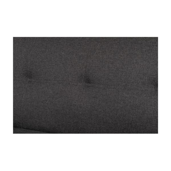 Tmavosivá rozkladacia pohovka so sivými nohami Debut Ozzie-image-4