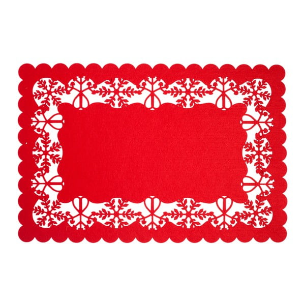 Červené prestieranie Clayre & Eef Holy Merry Time II, 45 x 30 cm