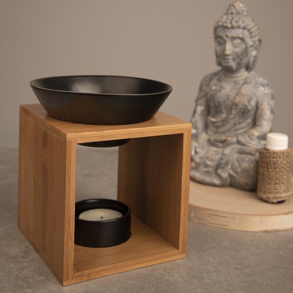 Porcelánová aromalampa Black - Orion-image-1