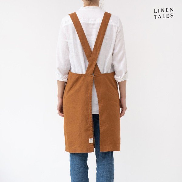 Ľanová zástera Crossback - Linen Tales-image-2