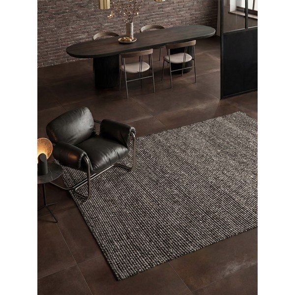 Tmavosivý okrúhly koberec 80x150 cm Wilma – Villeroy&Boch-image-1