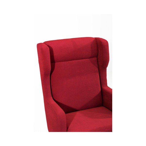 Červené kreslo Max Winzer Bennet Suede-image-3