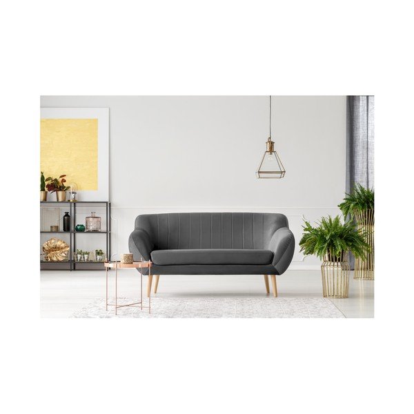 Sivá dvojmiestna pohovka Mazzini Sofas Benito-image-4