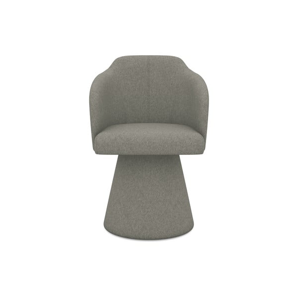 Sivé čalúnené jedálenské kreslo Kanoa – Makamii-image-1