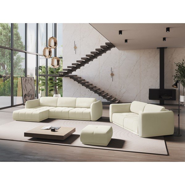 Biela rohová pohovka (ľavý roh) Hoku – Makamii-image-1