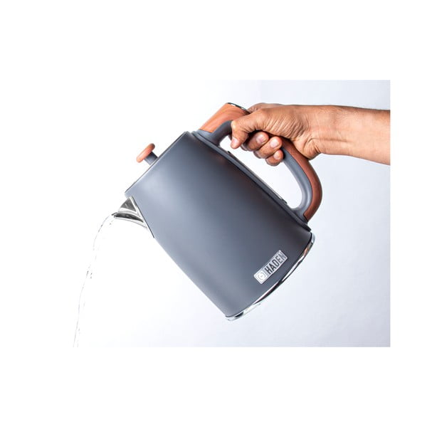 Tmavosivá rýchlovarná kanvica 1,7 l Dorchester – Haden-image-3