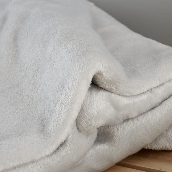 Svetlosivá deka z mikroplyšu 130x170 cm Raschel Velvet – Catherine Lansfield-image-2