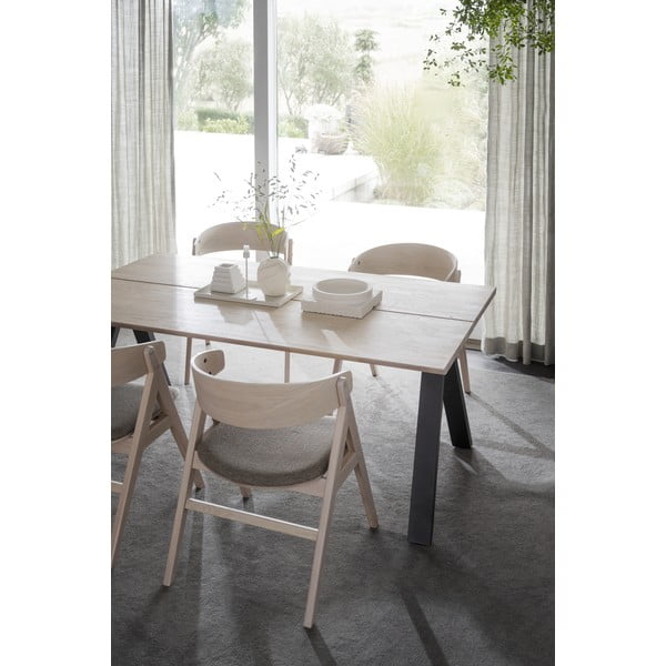 Rozkladací jedálenský stôl s doskou z dubového dreva 170x100 cm Carradale - Rowico-image-4