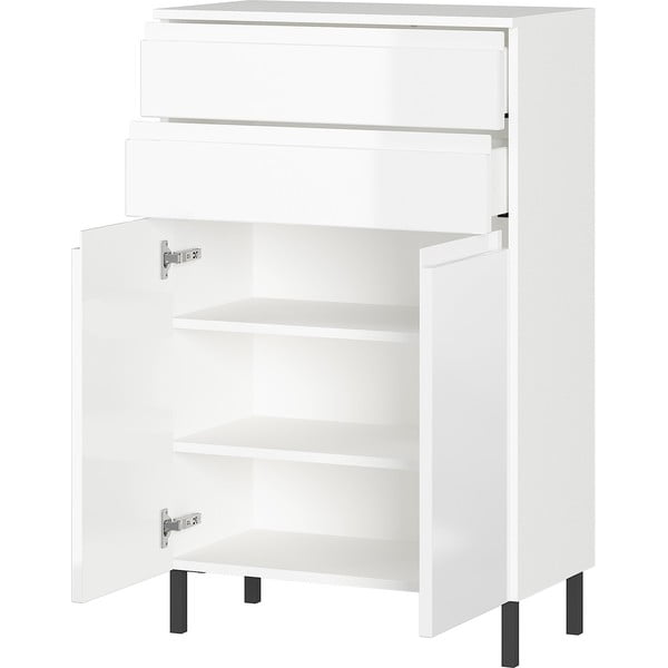 Biela kúpeľňová skrinka 60x97 cm Salinas - Germania-image-3