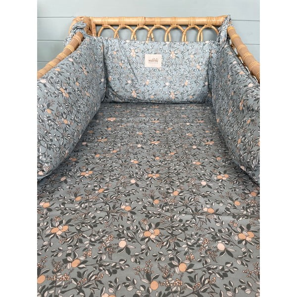 Mantinel do postieľky 120 cm Garden Fruits - Malomi Kids-image-1