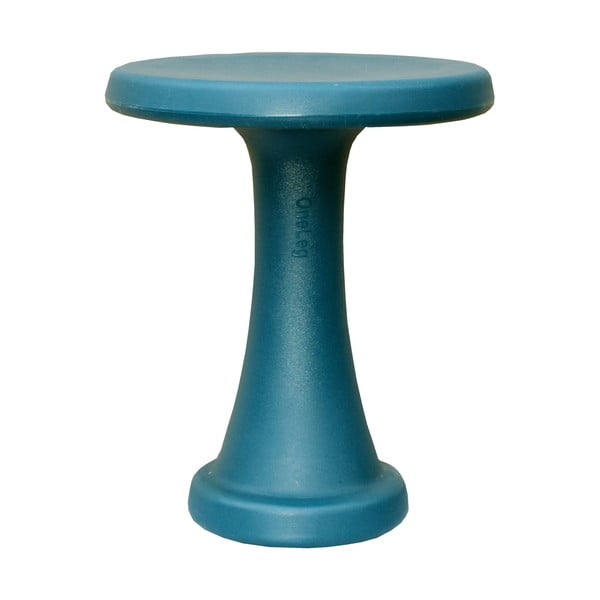 Zelenomodrá stolička OneLeg, 32 cm