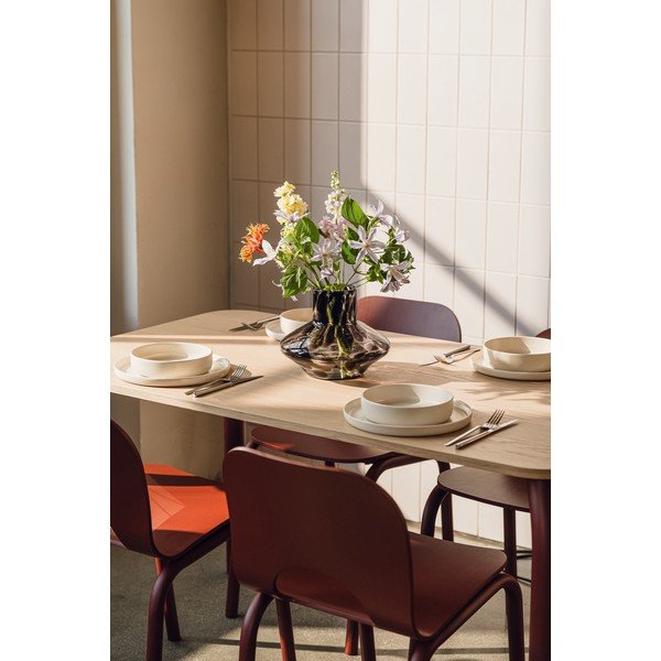 Jedálenský stôl s doskou v dubovom dekore 80x140 cm Meko – noo.ma-image-2