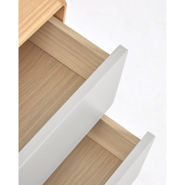 Sivý/v prírodnej farbe nočný stolík Anielle – Kave Home-image-4