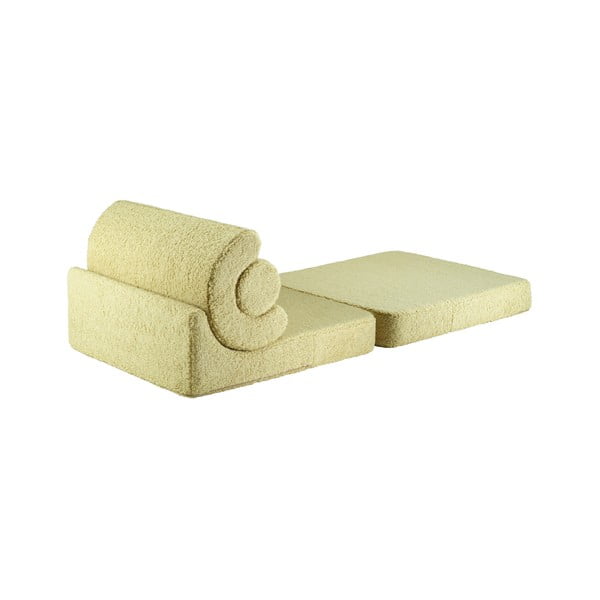 Zelené detské kresielko z textílie buklé Flipster – Wigiwama-image-1