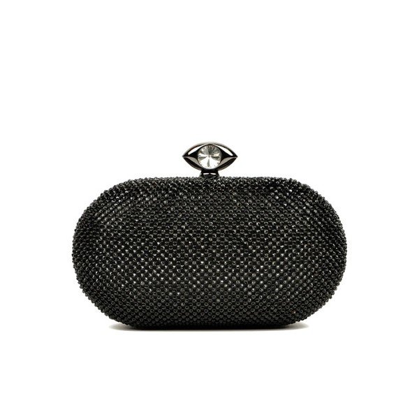 Čierna listová kabelka Luisa Vannino Huna-image-4